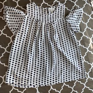 Black & White Polka Dot Shirt